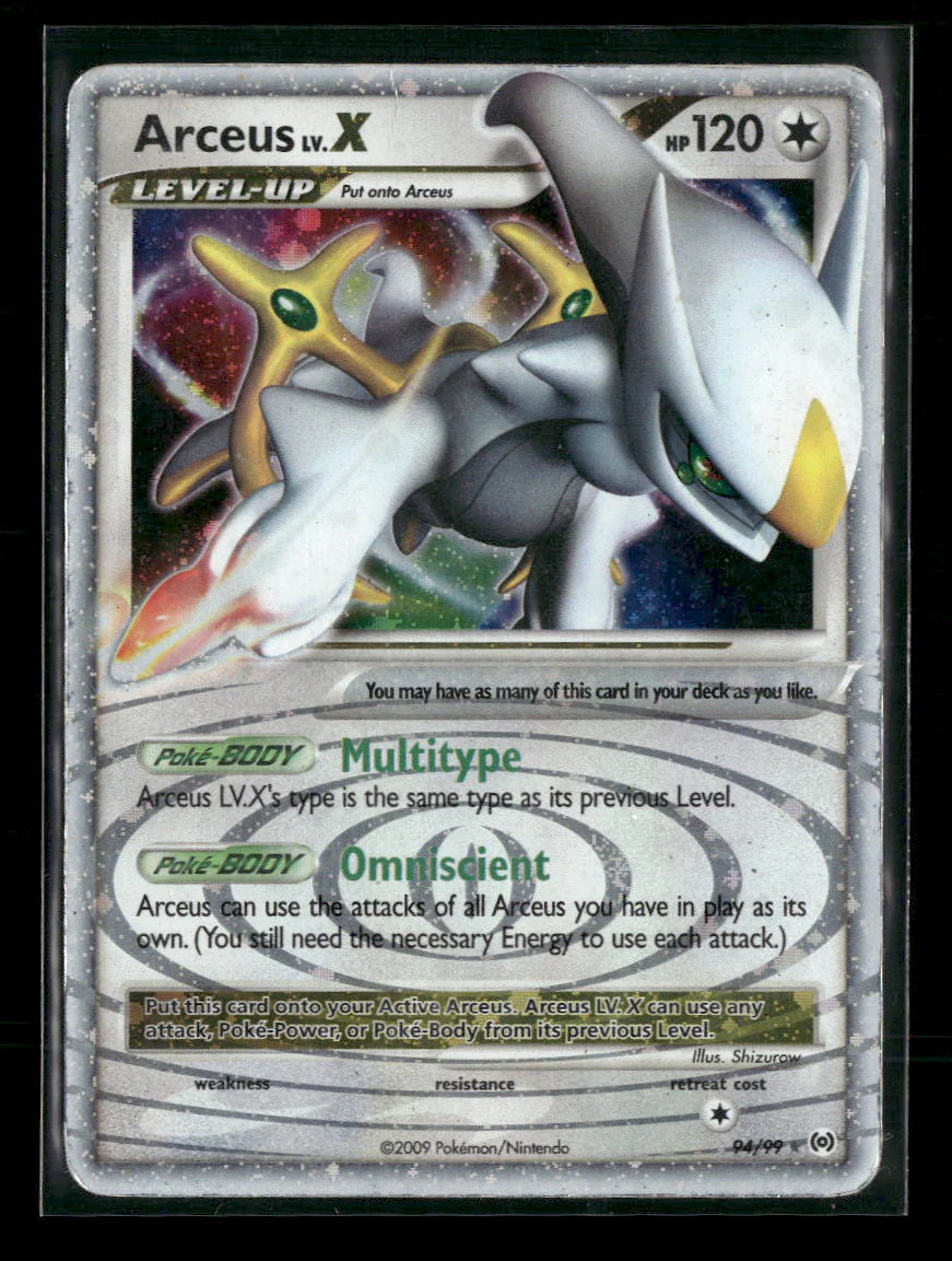 Arceus Arceus Lv.X (94) #94/99