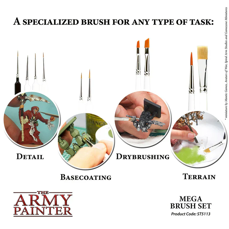 Army Painter Tools: Mega Brush Set - Image 2
