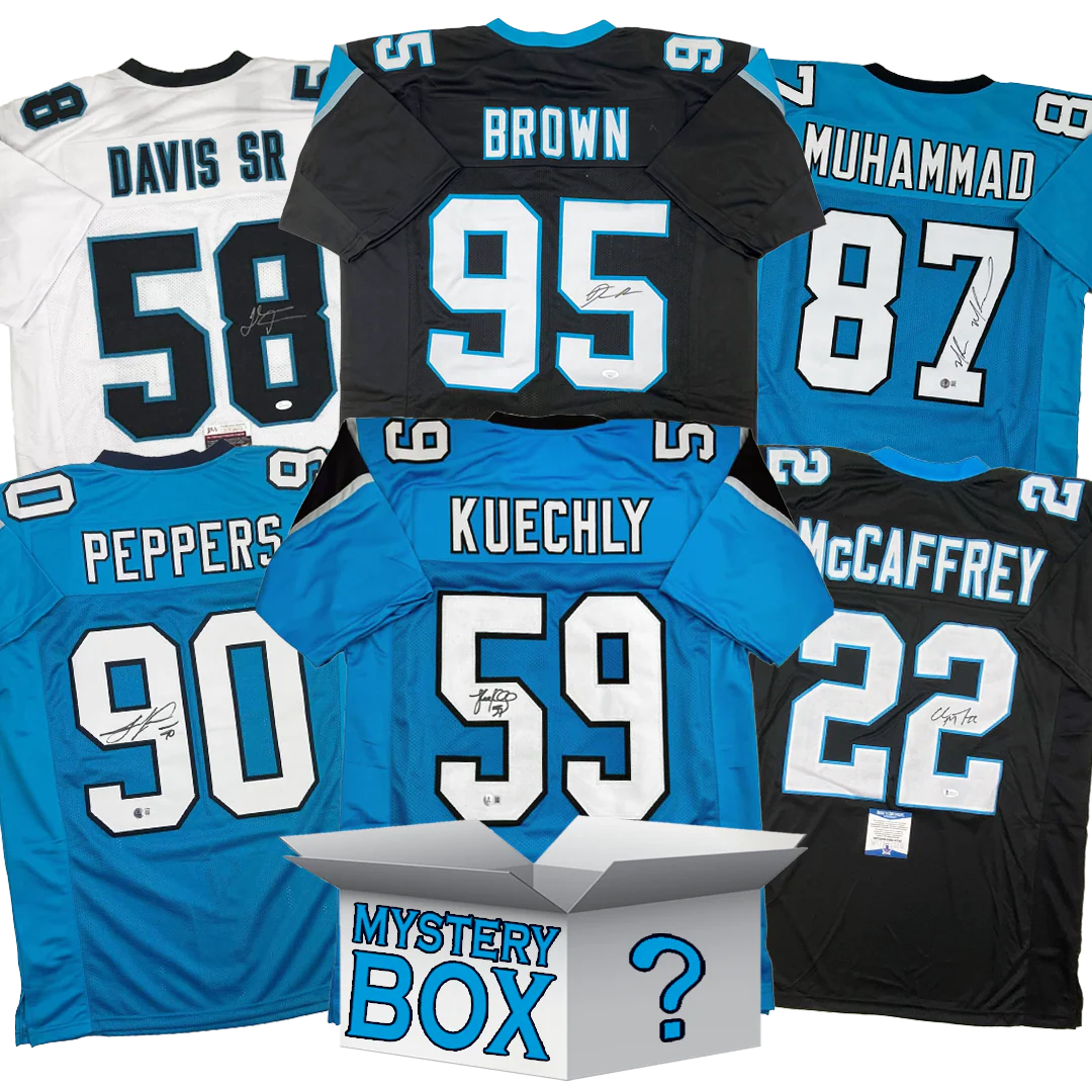 Autographed/Signed Carolina Football Jersey Mystery Box with PSA JSA or Beckett COA