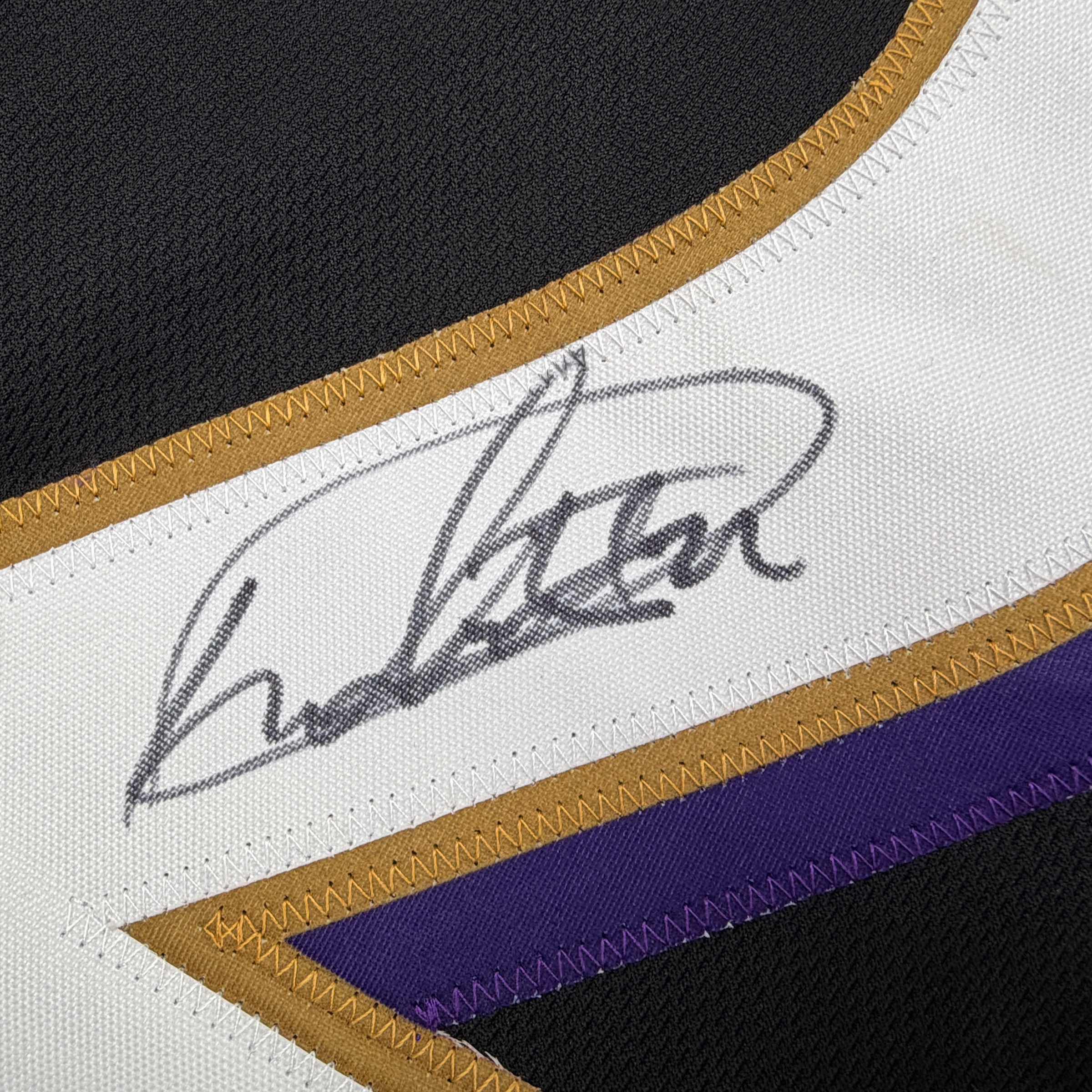 Autographed/Signed Derrick Henry Baltimore Black Football Jersey JSA COA - Image 3
