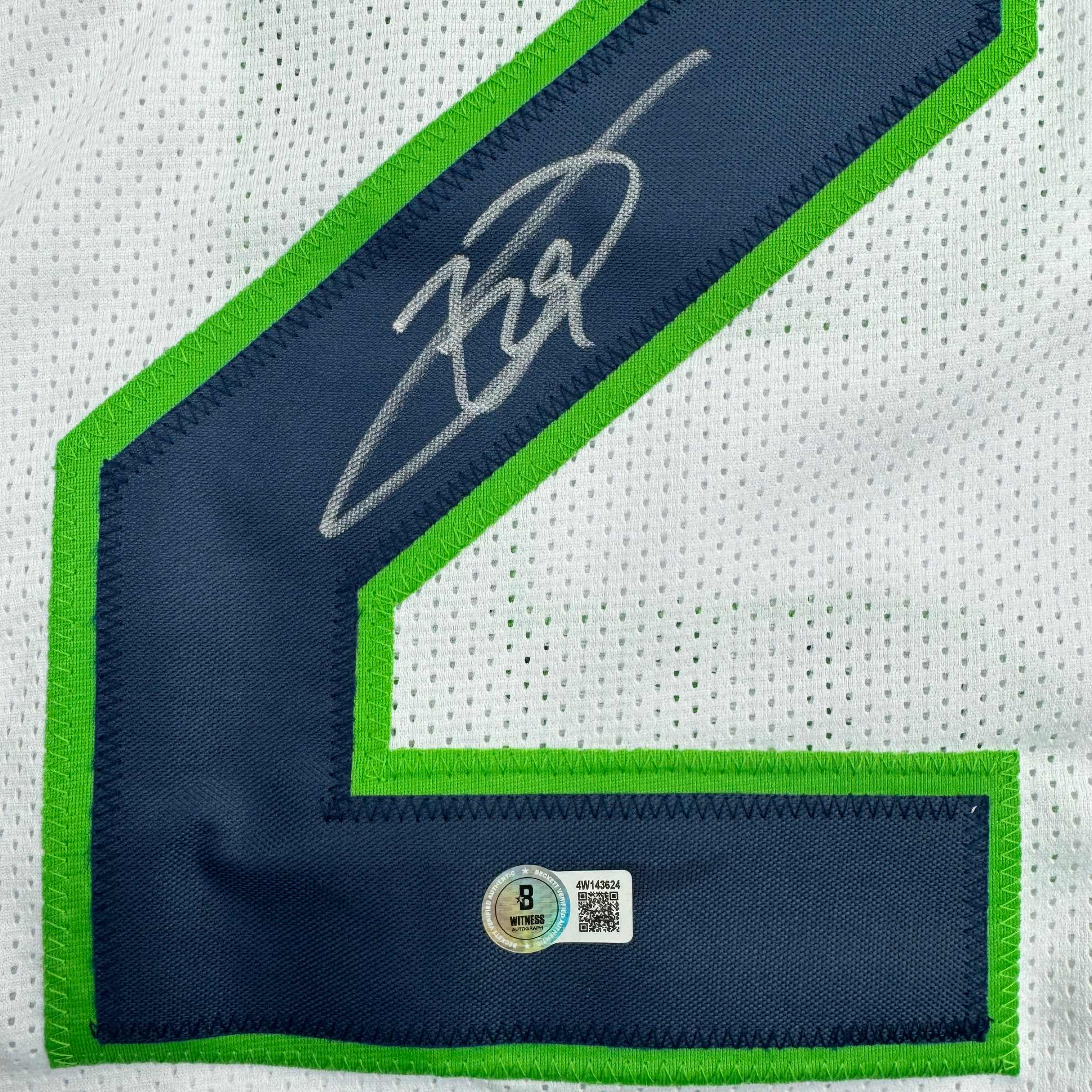 Autographed/Signed Earl Thomas III Seattle White Football Jersey Beckett BAS COA - Image 3