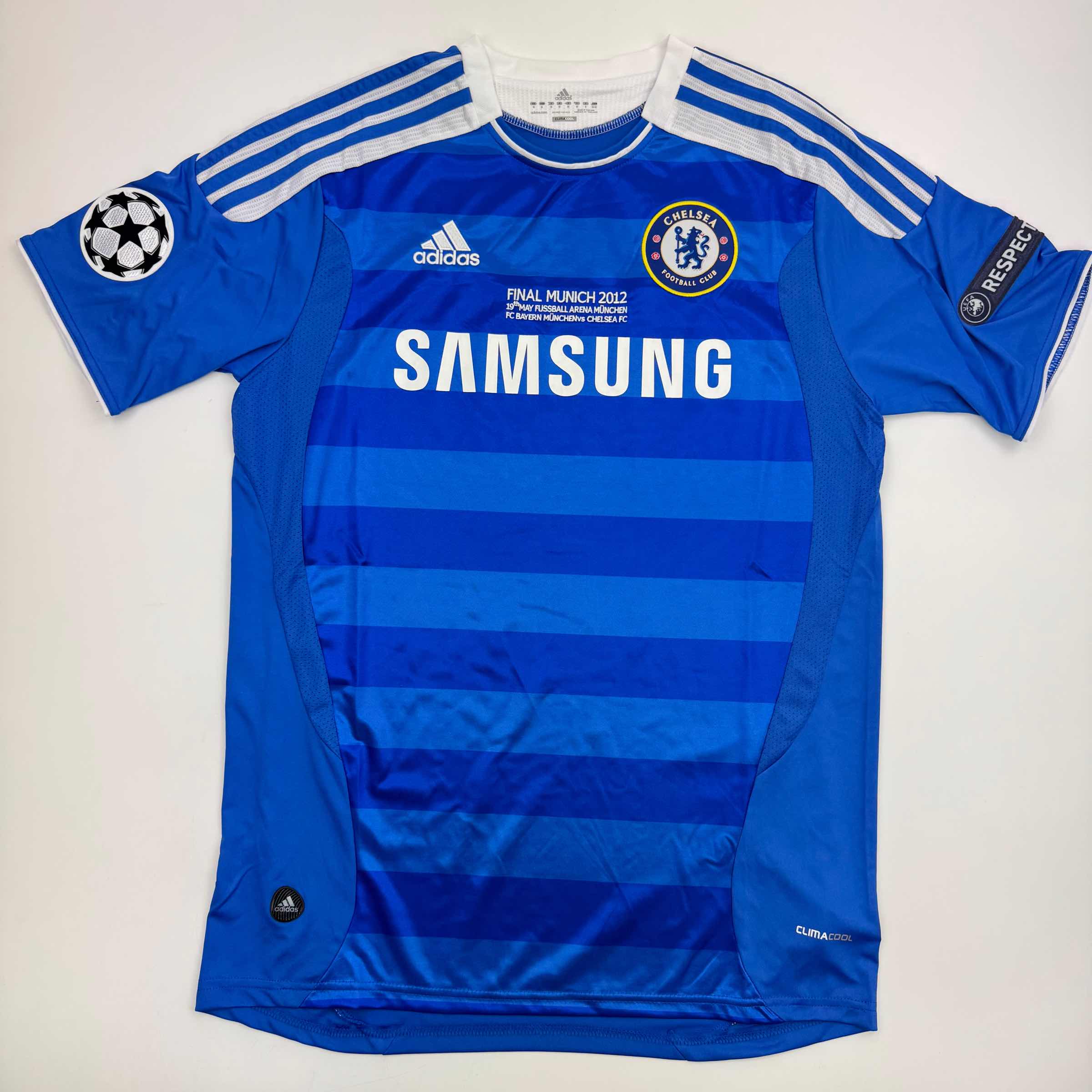 Autographed/Signed Fernando Torres Chelsea FC Blue Soccer Futbol Jersey Beckett BAS COA - Image 4