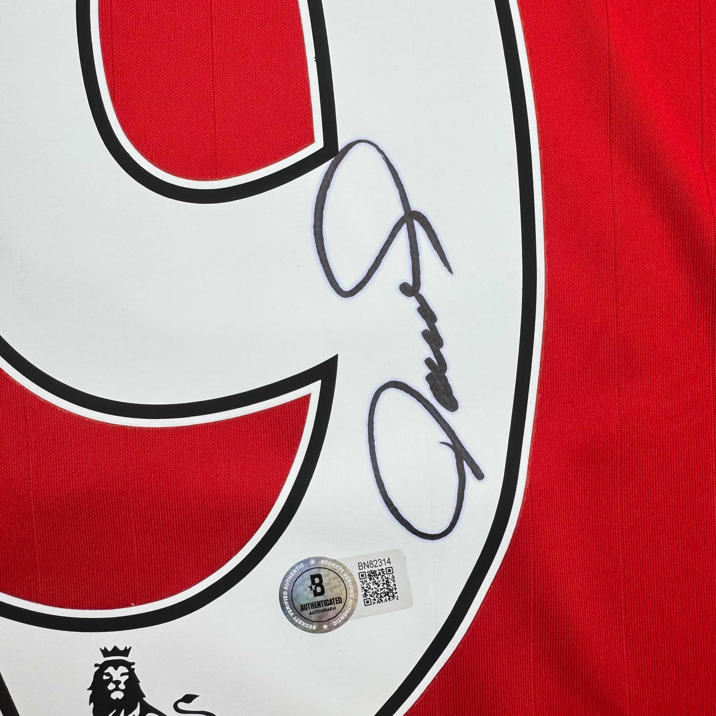 Autographed/Signed Fernando Torres Liverpool Red Soccer Jersey Beckett BAS COA - Image 3
