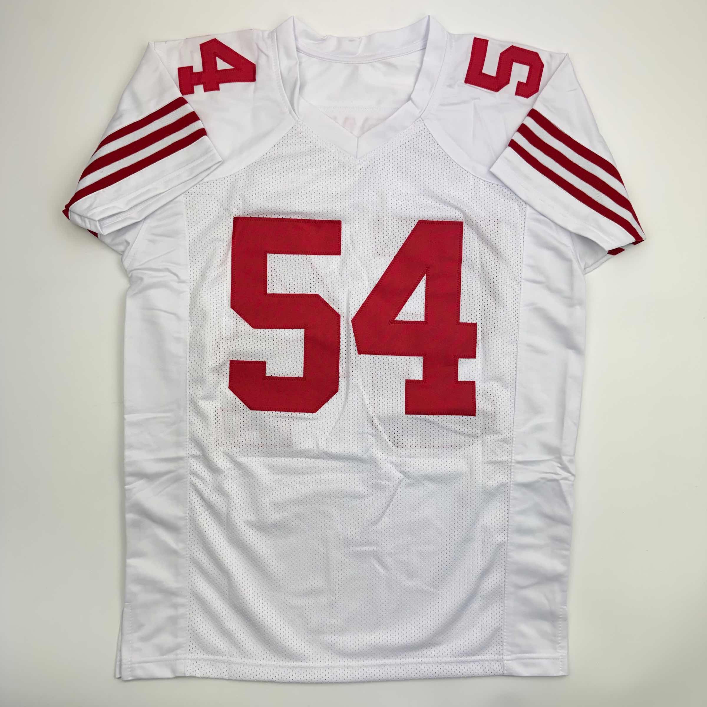 Autographed/Signed Fred Warner San Francisco White Football Jersey Beckett BAS COA - Image 4