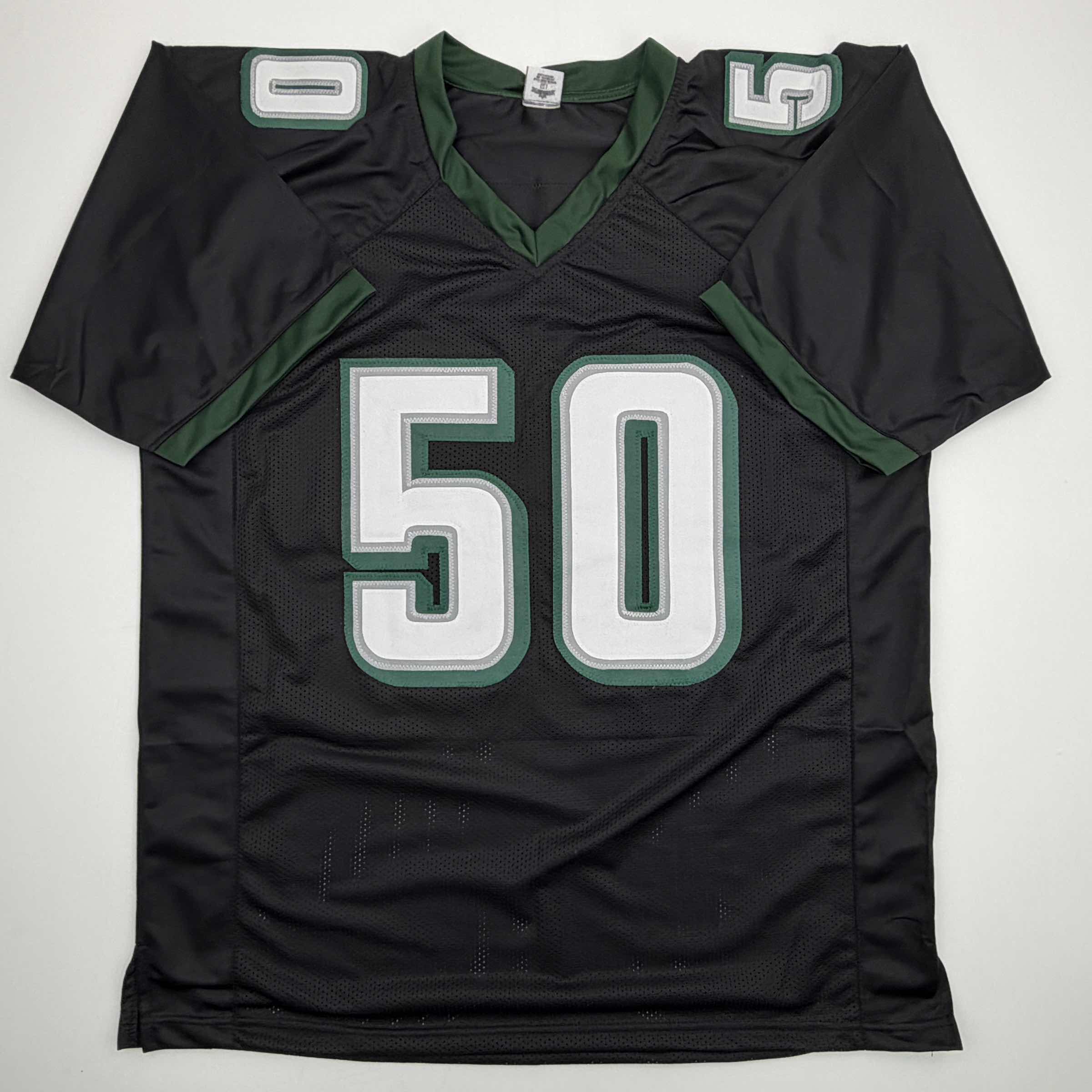 Autographed/Signed Jaelan Phillips Philadelphia Black Football Jersey PSA/DNA COA - Image 4