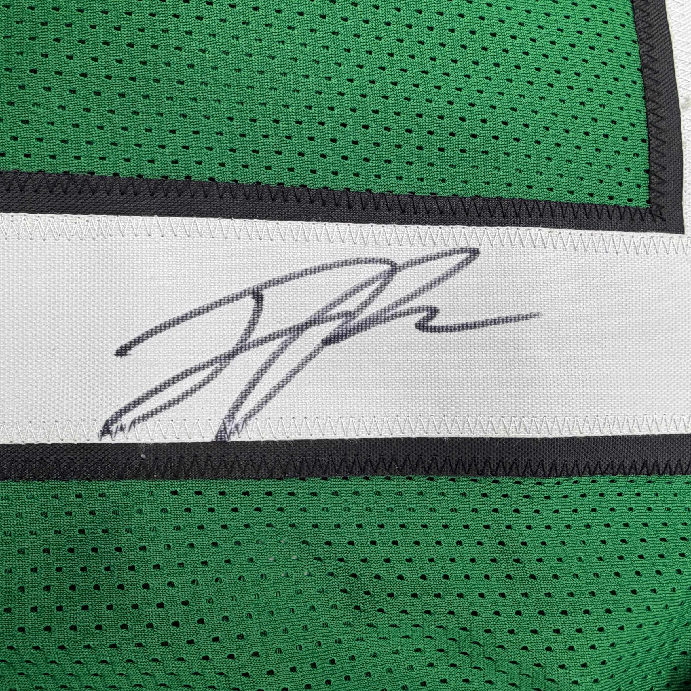 Autographed/Signed Jaelan Phillips Philadelphia Kelly Green Football Jersey PSA/DNA COA - Image 3