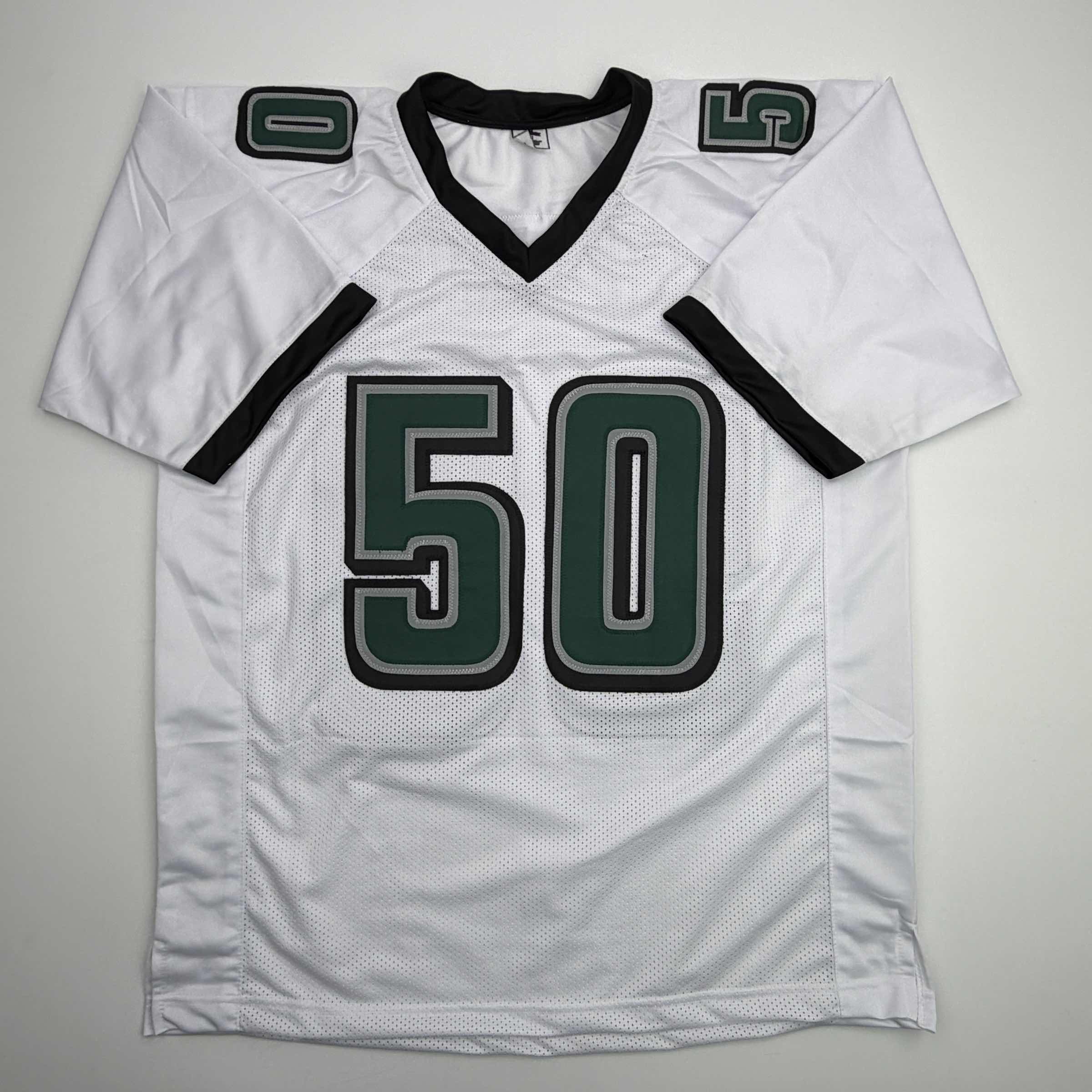 Autographed/Signed Jaelan Phillips Philadelphia White Football Jersey PSA/DNA COA - Image 4