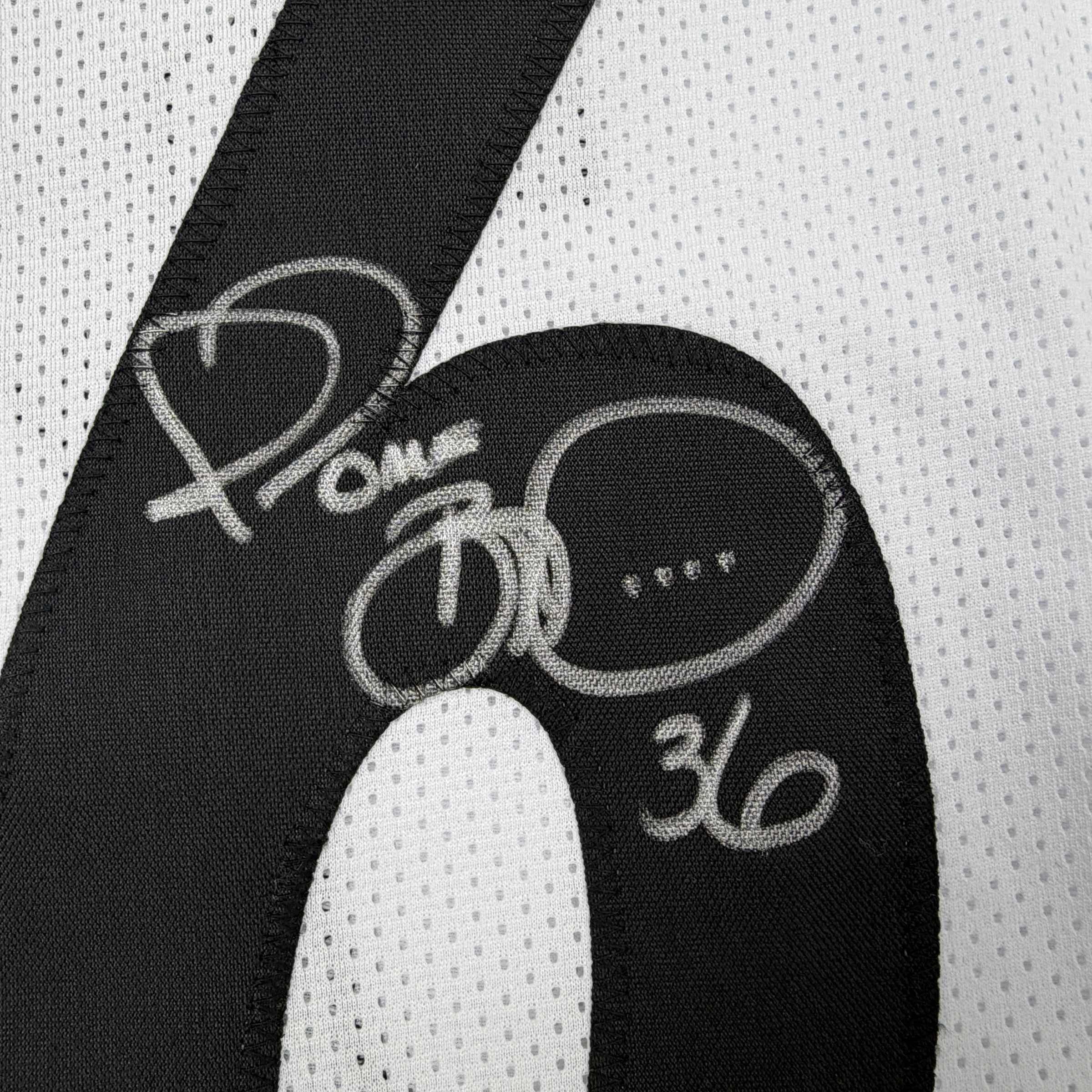 Autographed/Signed Jerome Bettis Pittsburgh White Football Jersey JSA COA - Image 3