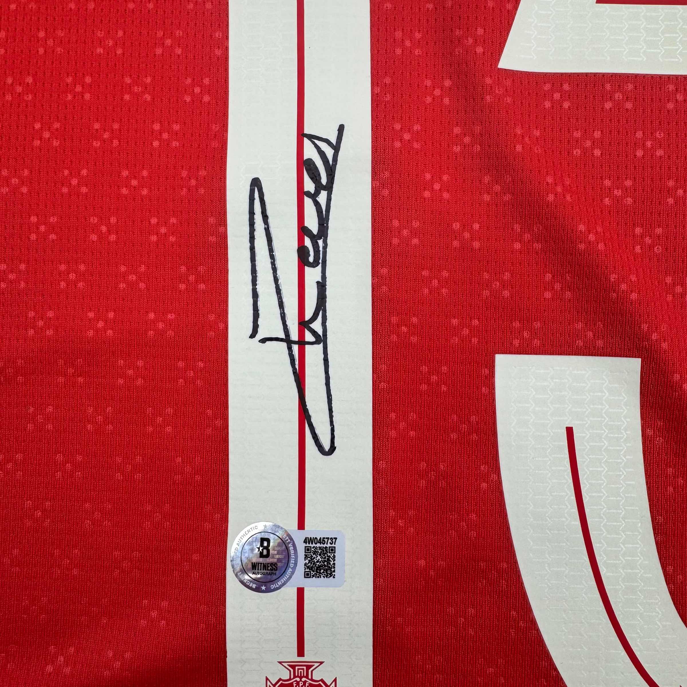 Autographed/Signed Joao Neves Portugal Soccer Team World Cup Jersey JSA COA - Image 3