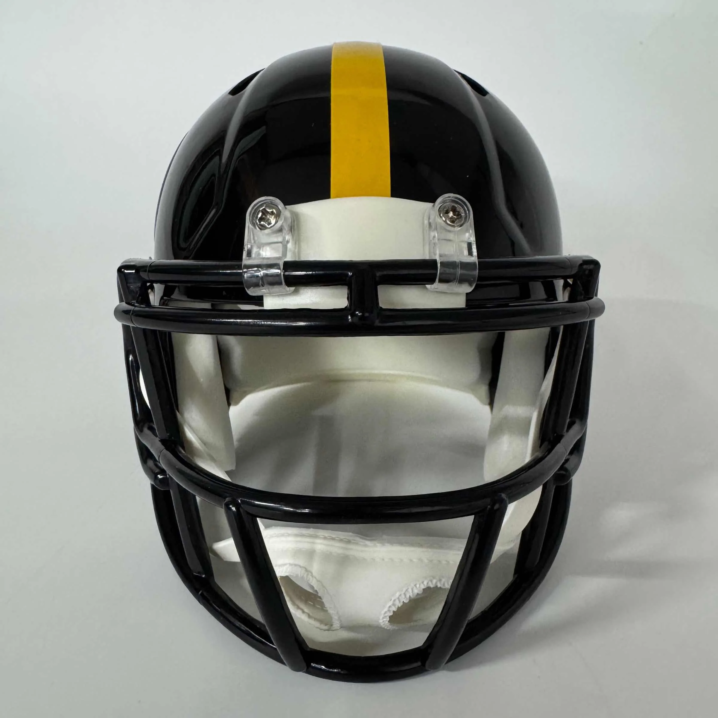 Autographed/Signed Joey Porter Jr. Pittsburgh Steelers Mini Football Helmet JSA COA - Image 3