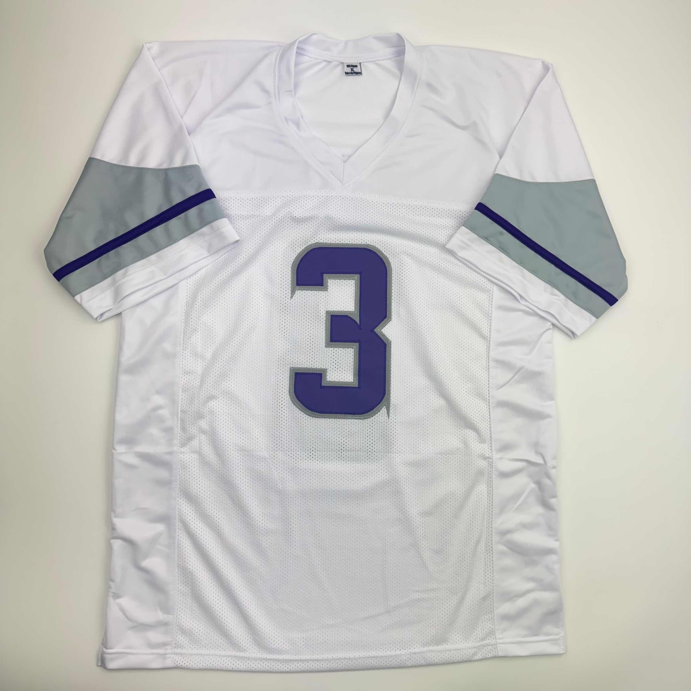 Autographed/Signed Jordan Addison Minnesota White Alternate Football Jersey JSA COA - Image 4