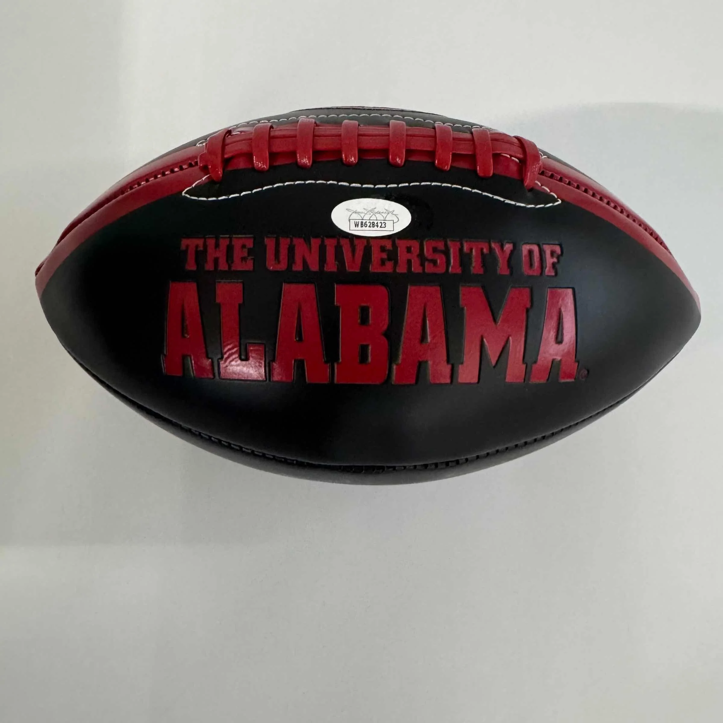 Autographed/Signed Kalen DeBoer Alabama Crimson Tide Full Size Black Logo College Football JSA COA - Image 2