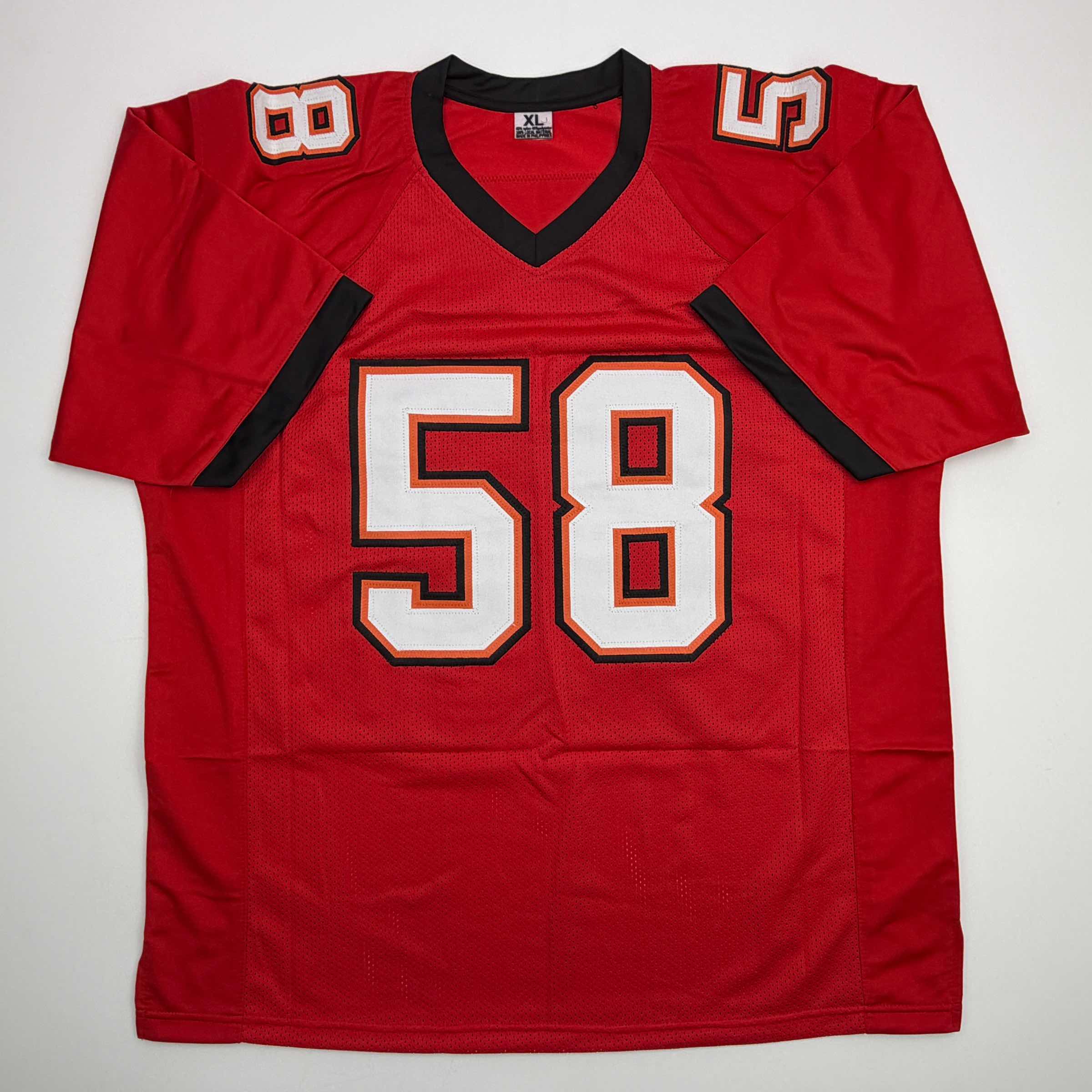 Autographed/Signed Kwon Alexander Tampa Bay Red Football Jersey JSA COA - Image 4