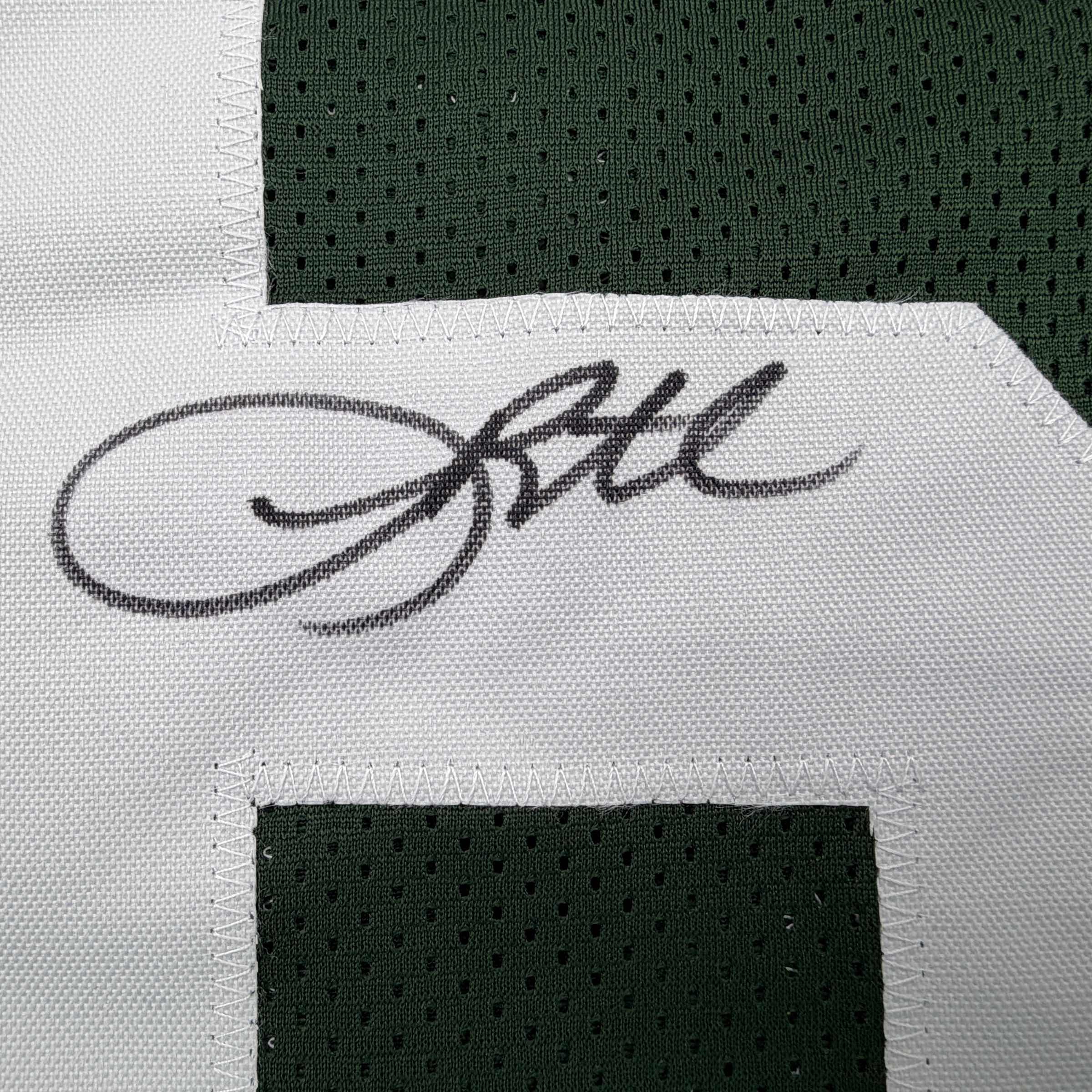 Autographed/Signed Leroy Butler Green Bay Green Football Jersey Beckett BAS COA - Image 3