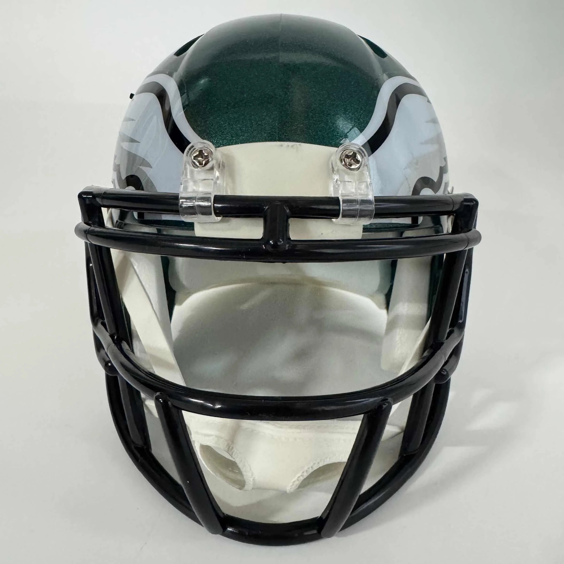 Autographed/Signed LeSean McCoy Philadelphia Eagles Mini Football Helmet JSA COA - Image 4