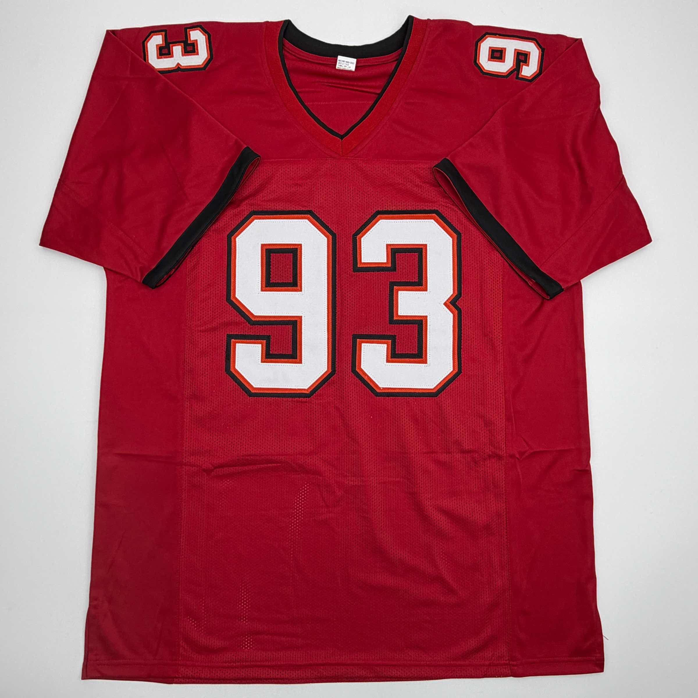Autographed/Signed Ndamukong Suh Tampa Bay Red Football Jersey Beckett BAS COA - Image 4