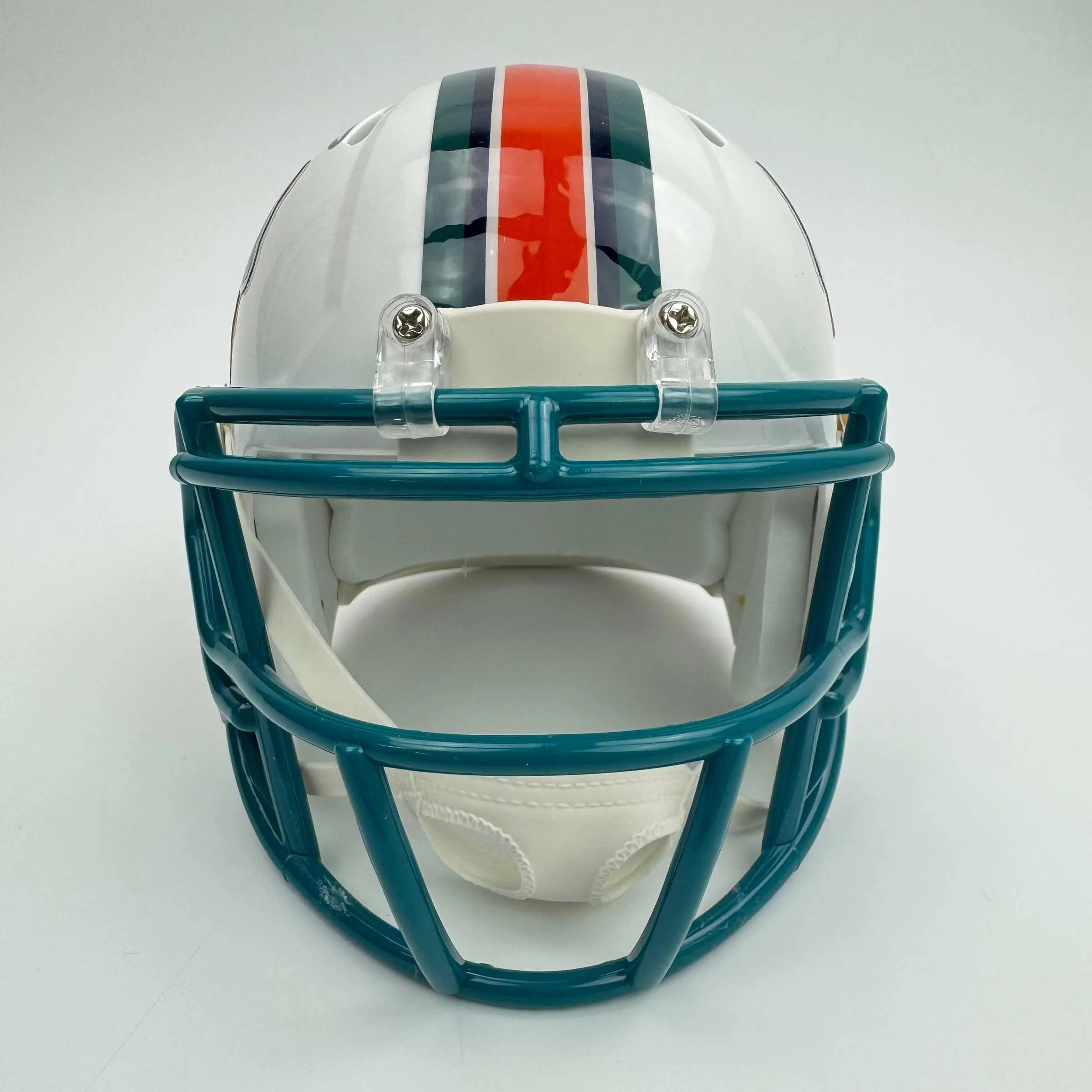Autographed/Signed Ricky Williams Miami Dolphins Mini Football Helmet JSA COA - Image 3