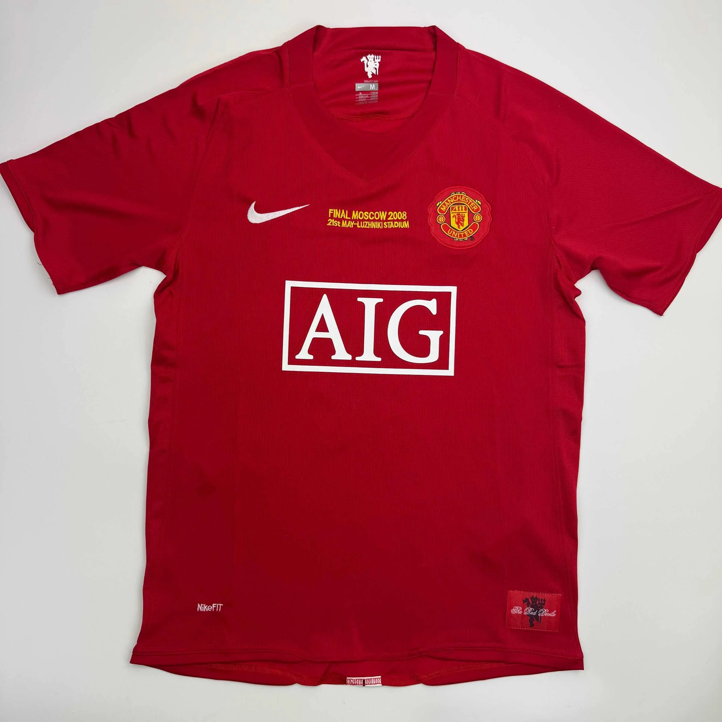 Autographed/Signed Ryan Giggs Manchester United Red Soccer Jersey Beckett BAS COA - Image 3