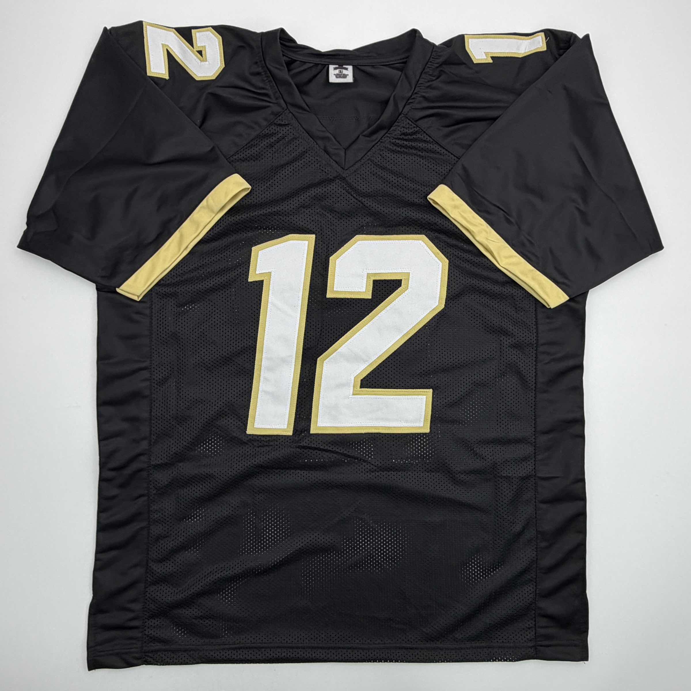Autographed/Signed Travis Hunter Colorado Black College Football Jersey Beckett BAS COA - Image 4