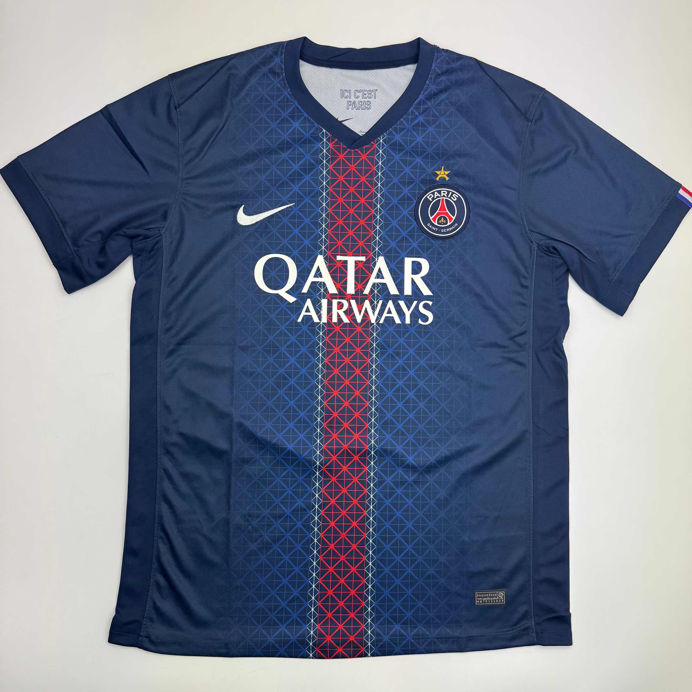 Autographed/Signed Vitinha PSG Paris Saint Germain Blue Soccer Futbol Jersey Beckett BAS COA - Image 4