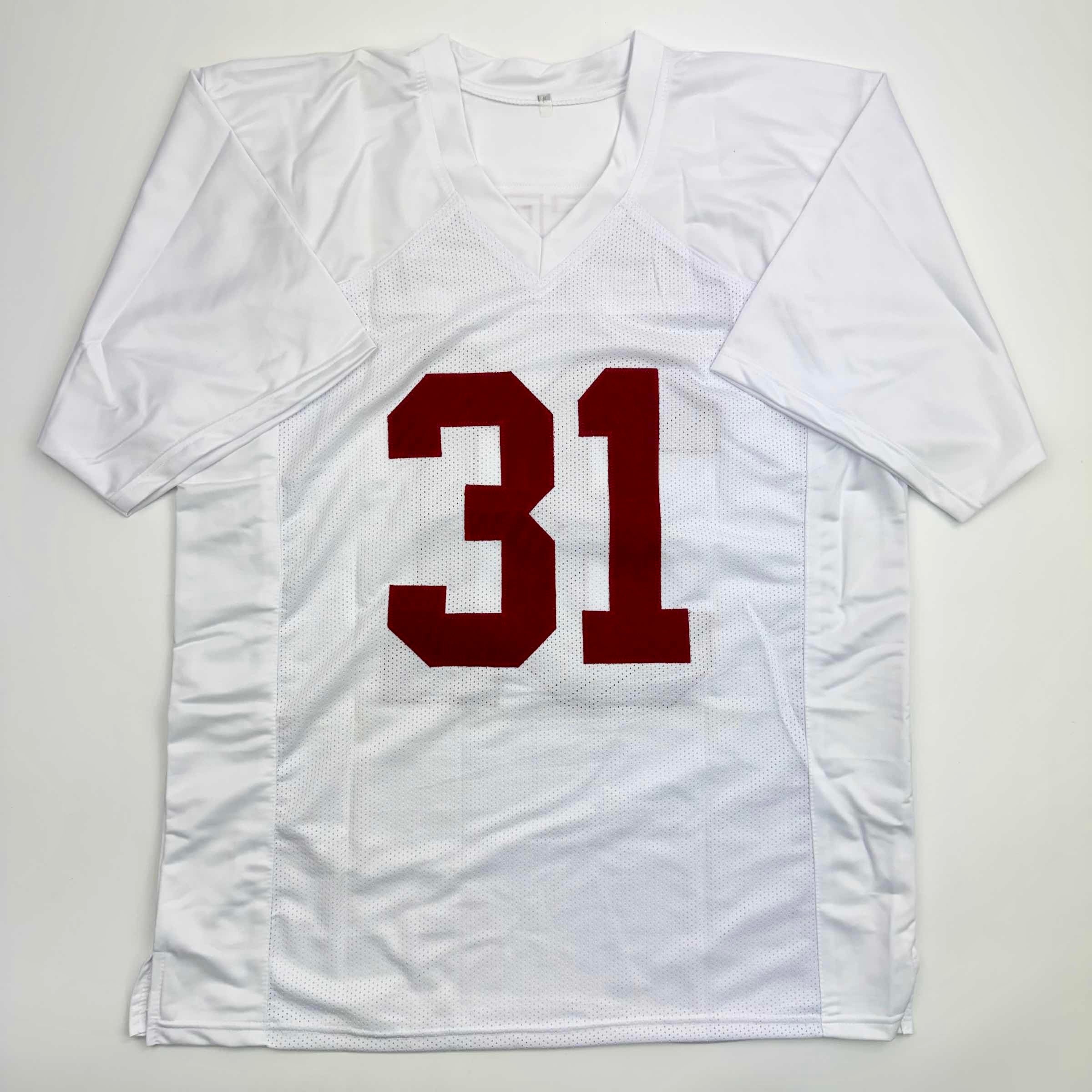 Autographed/Signed Will Anderson "Terminator" Alabama White College Football Jersey Beckett BAS COA - Image 4
