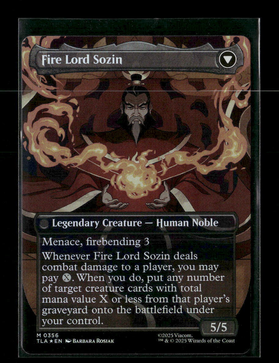 Avatar: The Last Airbender The Rise of Sozin (Borderless) Foil #356 - Image 2
