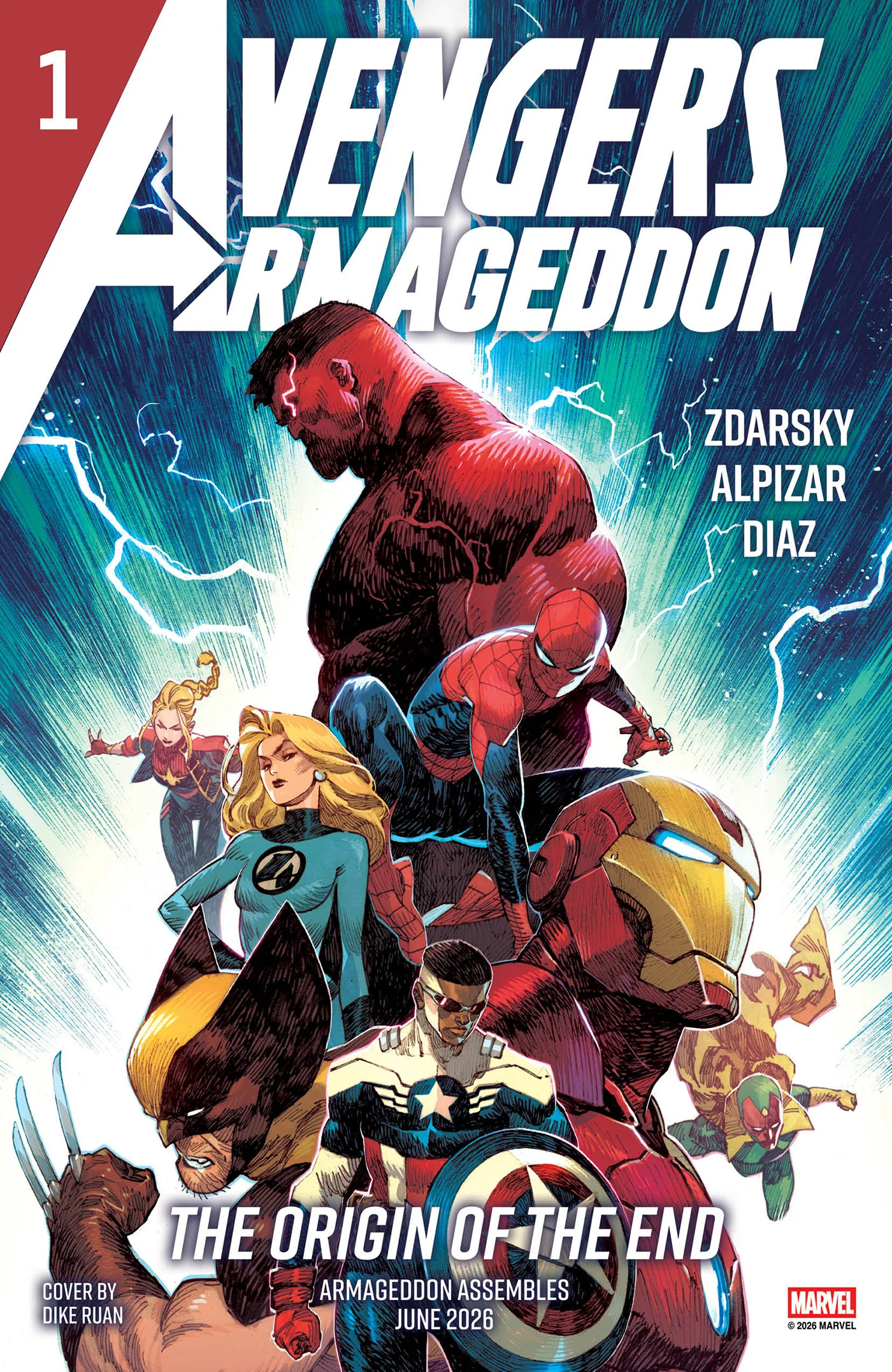 Avengers Armageddon #1 A1 Cover Set Of 11 1:25 1:50 1:100 (06/03/2026) Marvel - Image 2
