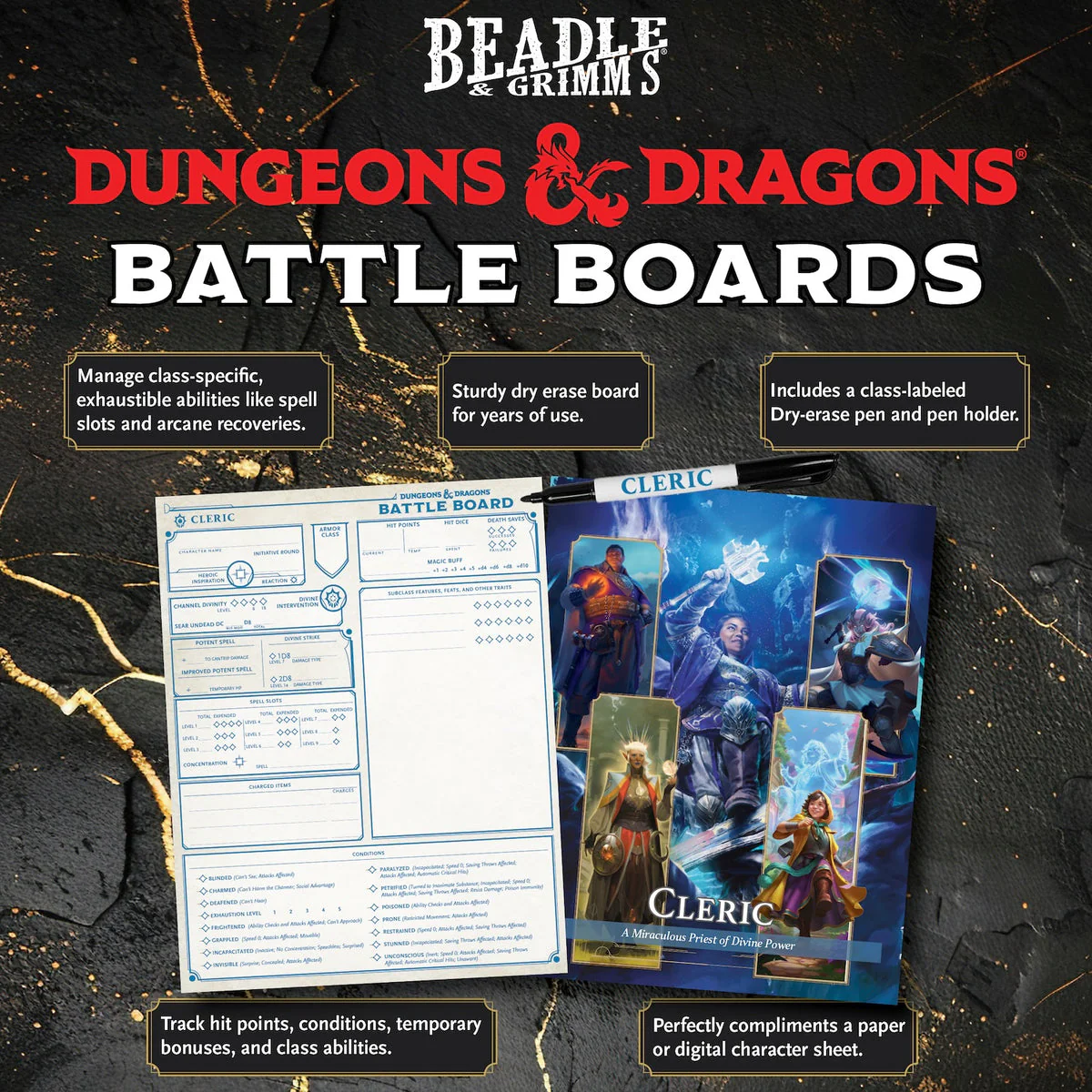 Beadle & Grimm's D&D Battle Board: Cleric - Image 2