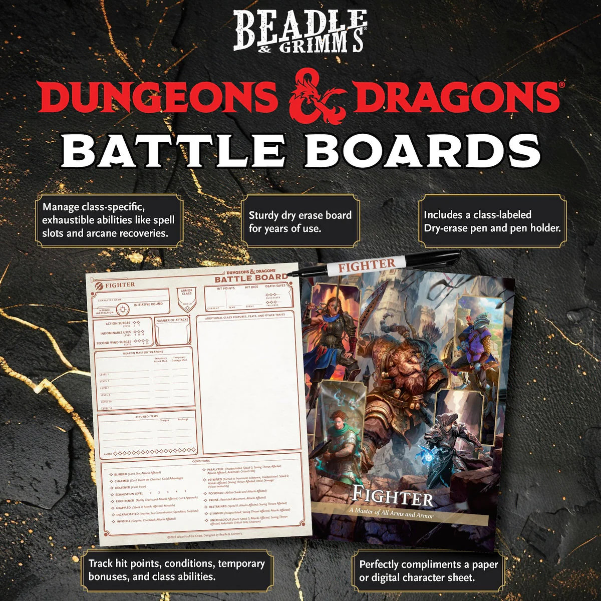 Beadle & Grimm's D&D Battle Board: Fighter - Image 2