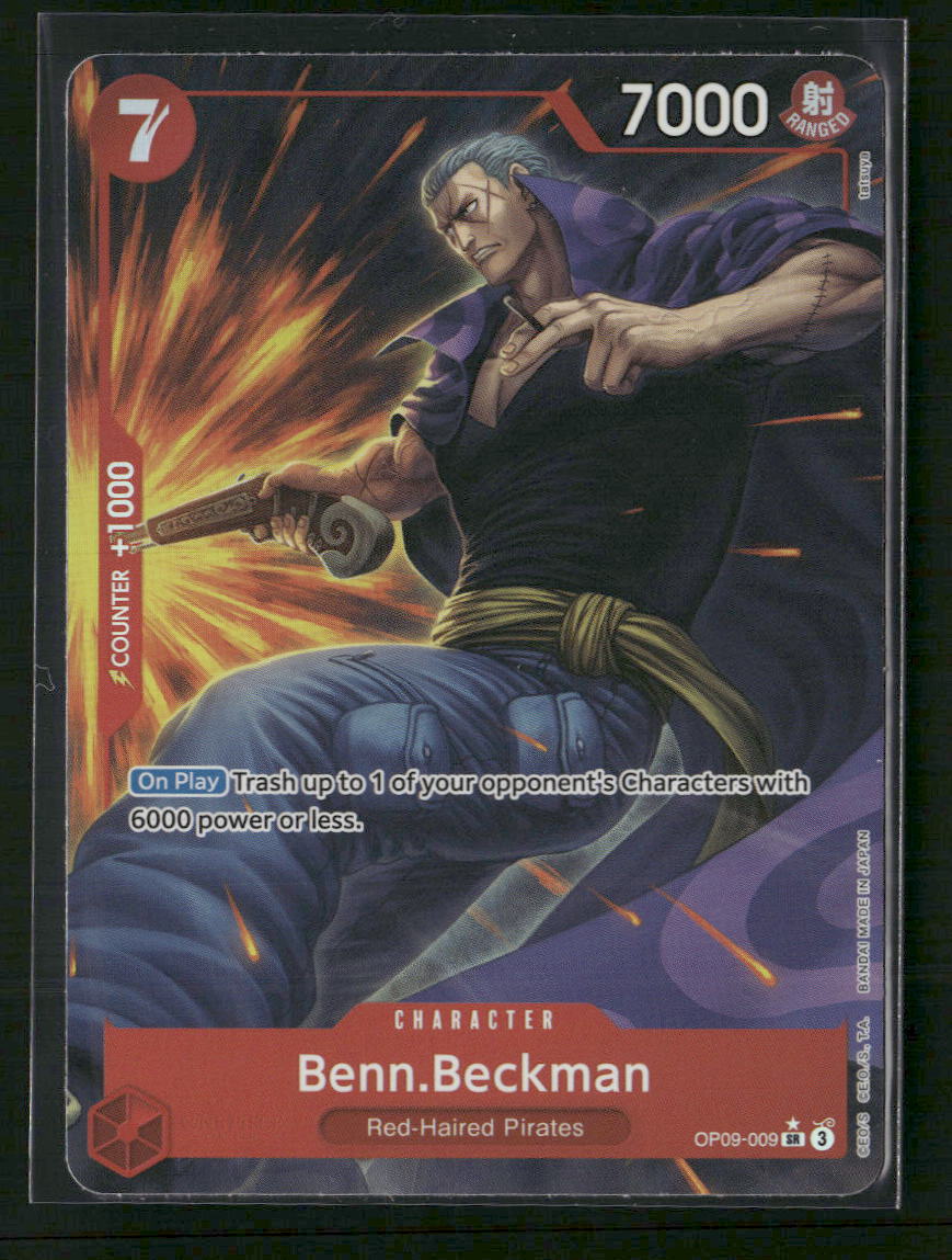 Benn.Beckman (Parallel) #OP09-009 SR - One Piece Emperors in the New World
