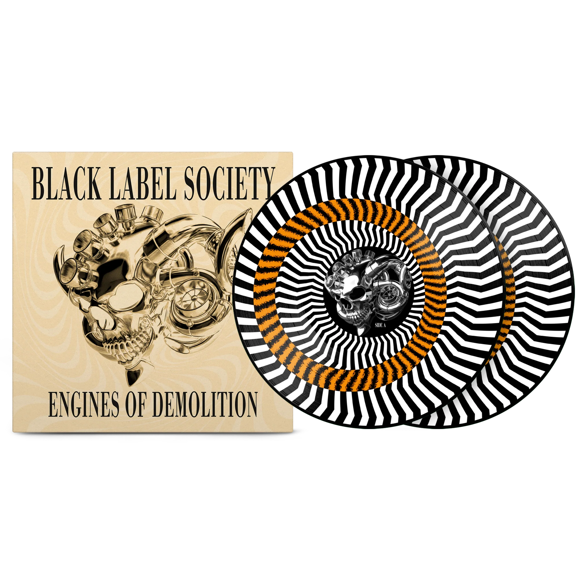 Black Label Society – Engines of Demolition Custard Zoetrope Vinyl