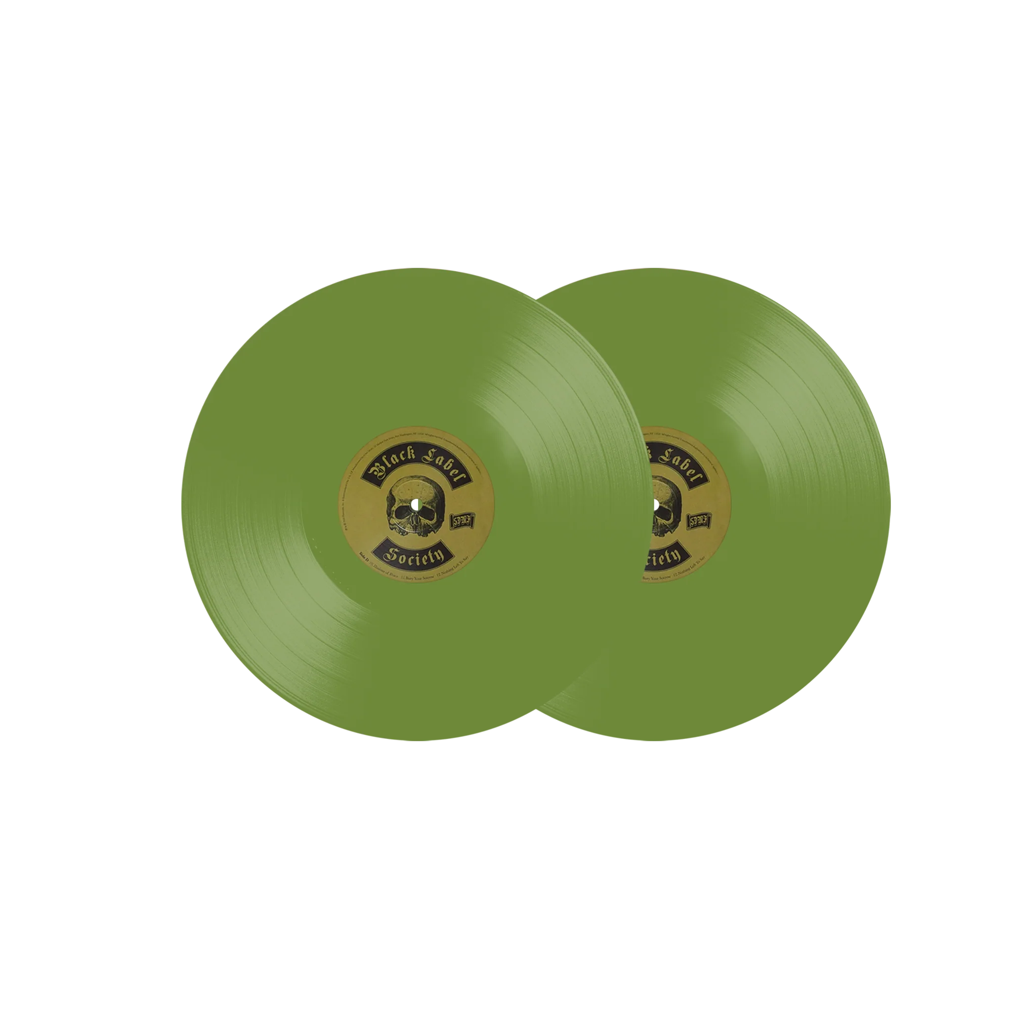 Black Label Society - Grimmest Hits on Forest Green Double Vinyl - Image 2
