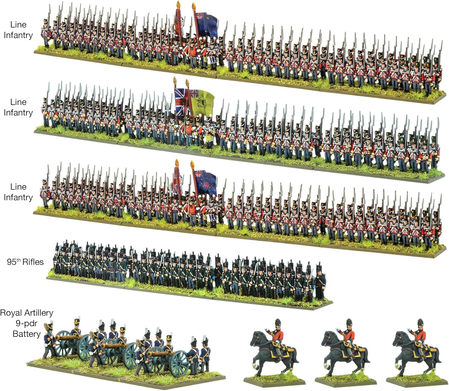 Black Powder Epic Battles: the Waterloo Campaign - Wellington's British Army Starter Set - Image 6