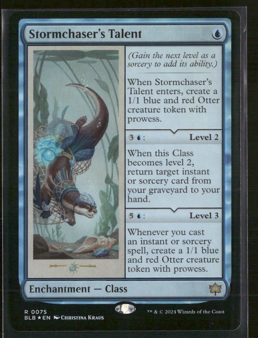 Bloomburrow Stormchaser's Talent Foil #75