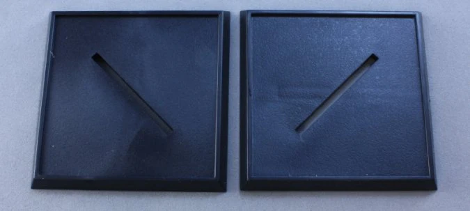 Bones Bases: 40mm Square Plastic Base (10) - Image 2