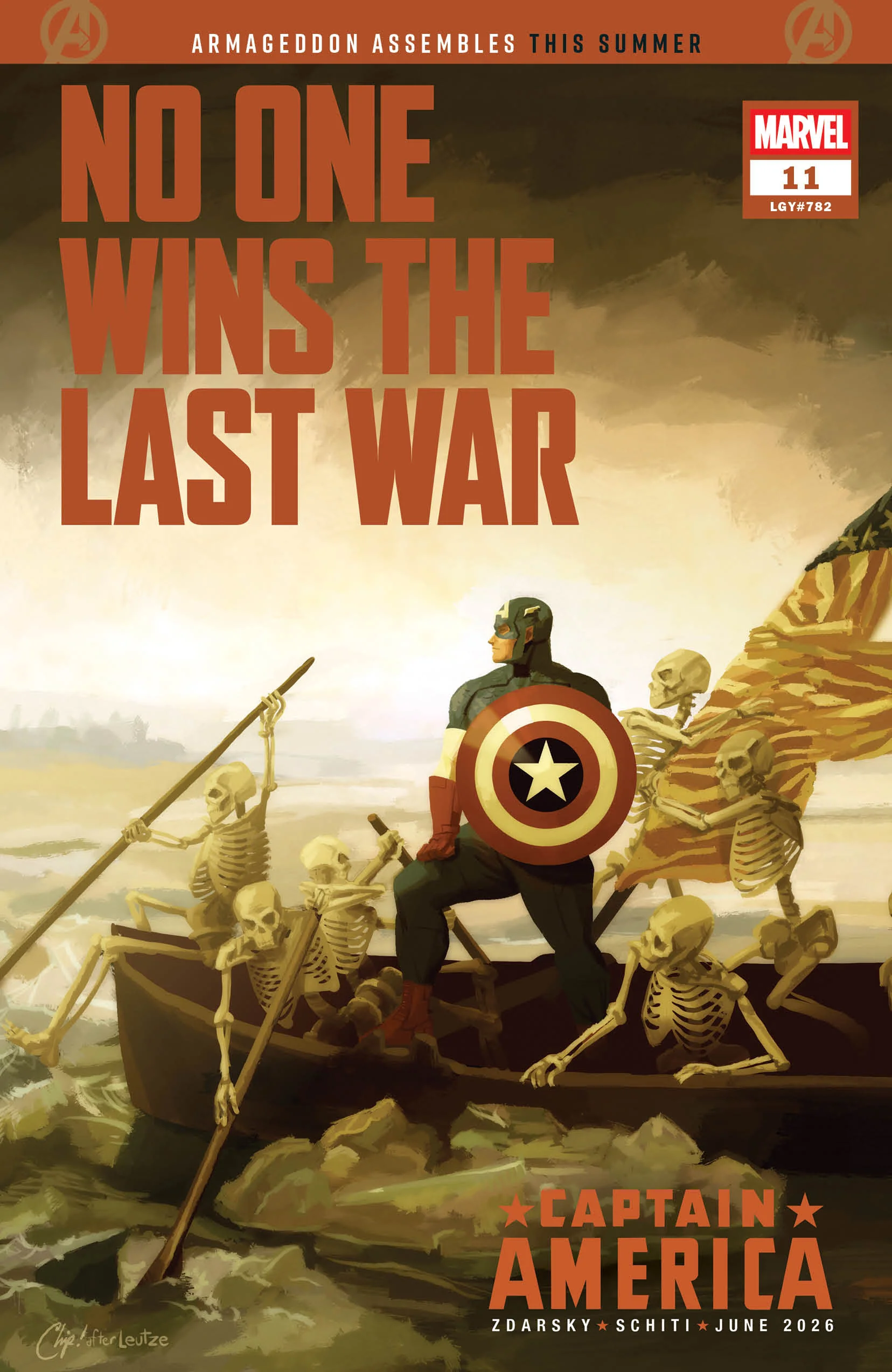Captain America #11 A1 Cover Set Of 7 1:25 1:50 (05/13/2026) Marvel - Image 3