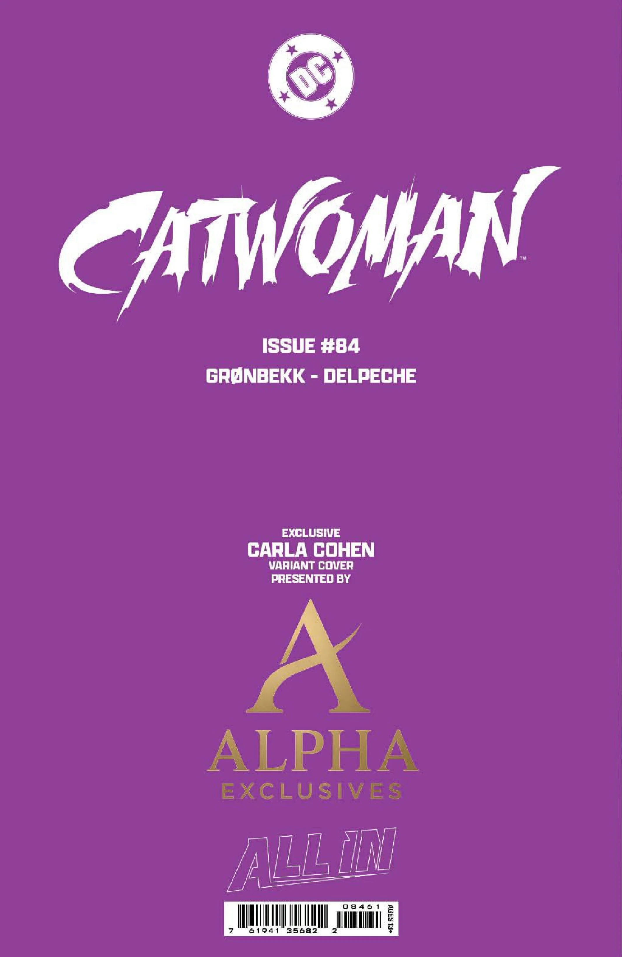 CATWOMAN #84 CARLA COHEN EXCLUSIVE VAR (02/18/2026) - Image 2