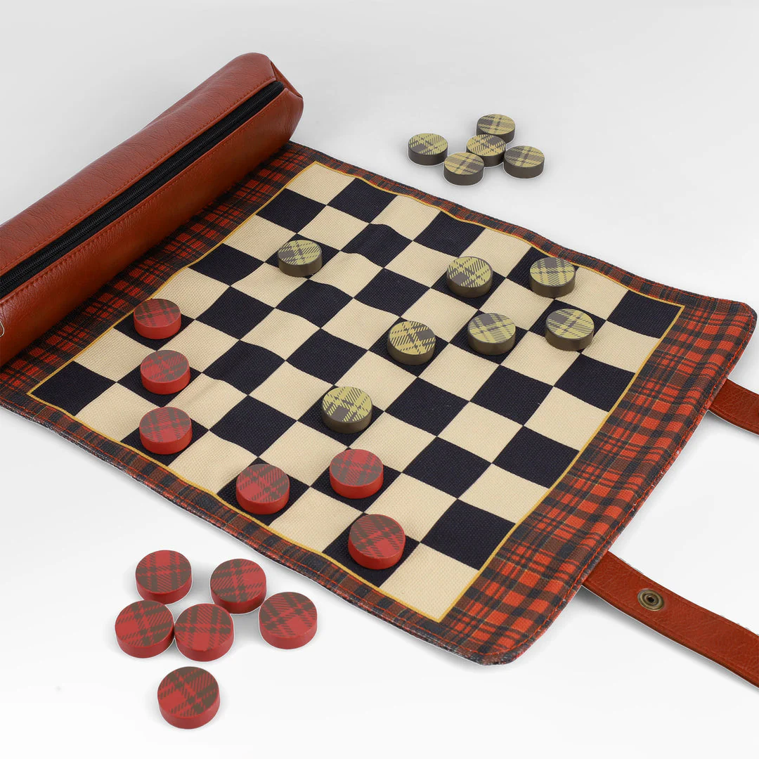 Chronicle Books: Pendleton - Chess & Checkers - Red Black Check Pattern - Image 3