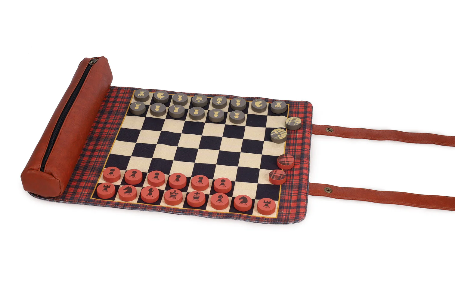 Chronicle Books: Pendleton - Chess & Checkers - Red Black Check Pattern - Image 4