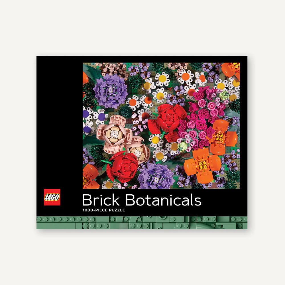 Chronicle Books Puzzles: Jigsaw Puzzle - 1000 Pieces - LEGO - Brick Botanicals
