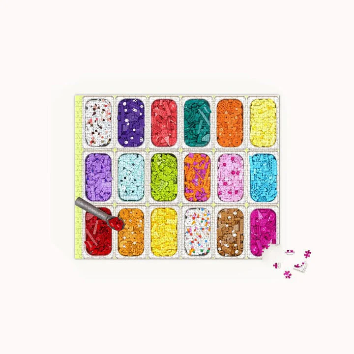 Chronicle Books Puzzles: Jigsaw Puzzle - 1000 Pieces - LEGO - Ice Cream Dream - Image 2