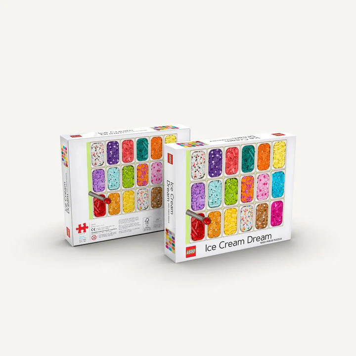 Chronicle Books Puzzles: Jigsaw Puzzle - 1000 Pieces - LEGO - Ice Cream Dream - Image 3