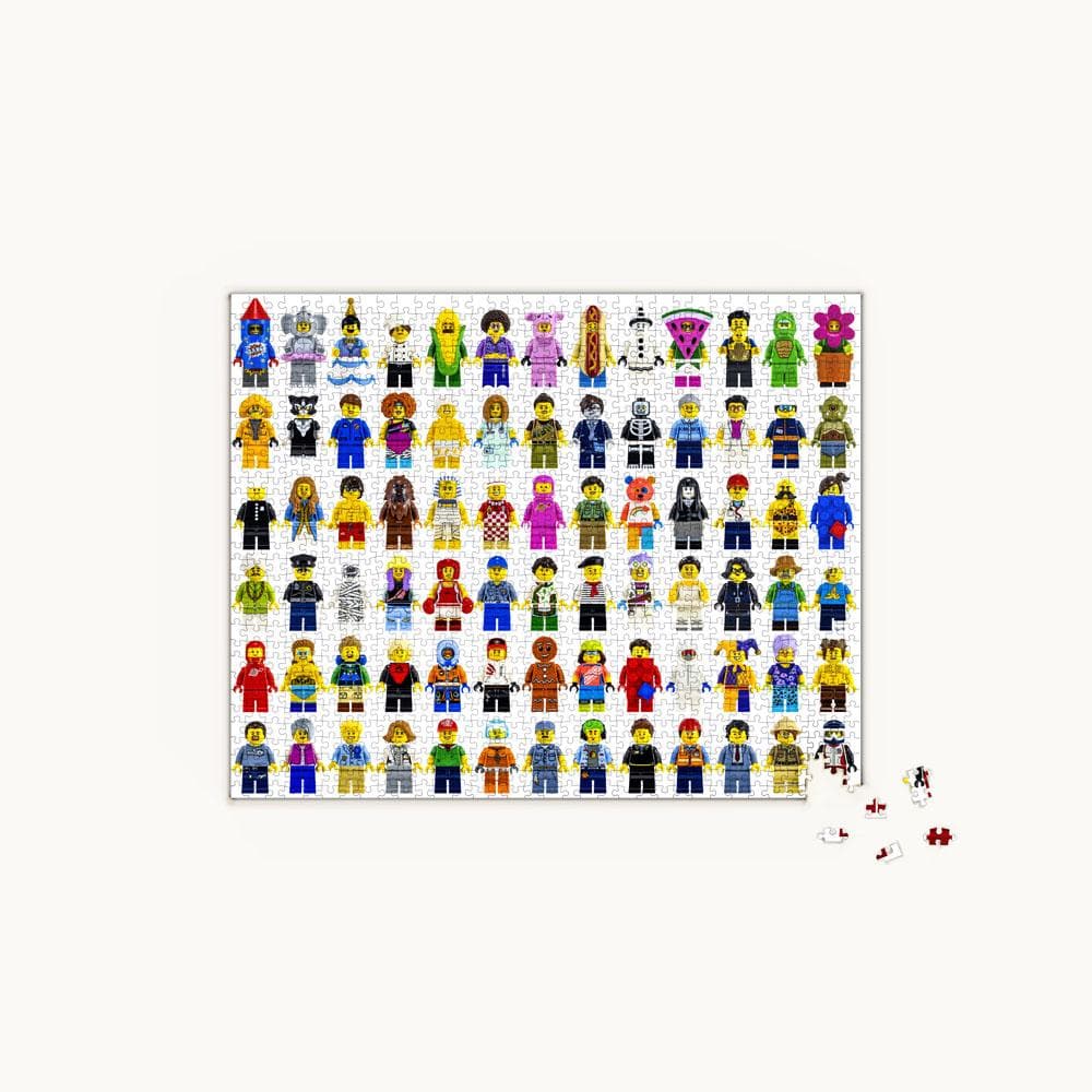 Chronicle Books Puzzles: Jigsaw Puzzle - 1000 Pieces - LEGO - Minifigure - Image 3