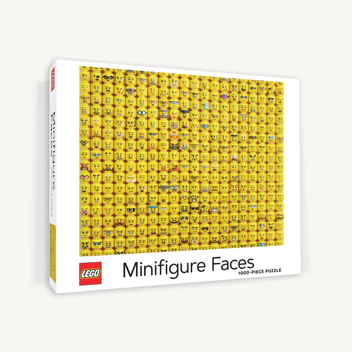 Chronicle Books Puzzles: Jigsaw Puzzle - 1000 Pieces - LEGO - Minifigure Faces