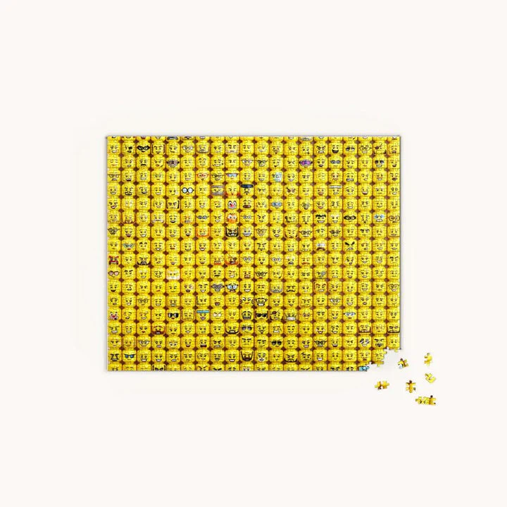Chronicle Books Puzzles: Jigsaw Puzzle - 1000 Pieces - LEGO - Minifigure Faces - Image 3