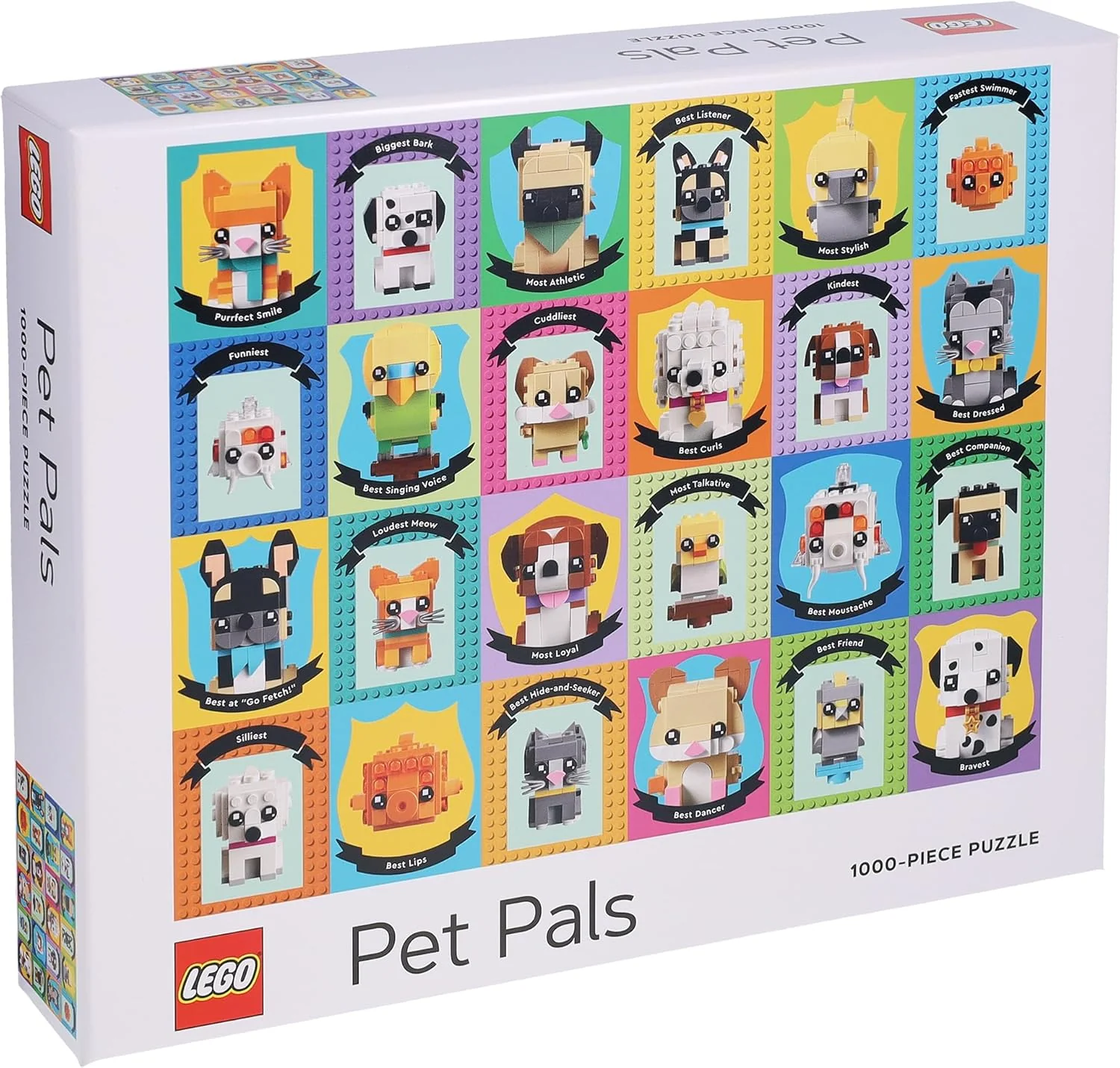 Chronicle Books Puzzles: Jigsaw Puzzle - 1000 Pieces - LEGO - Pet Pals - Image 2