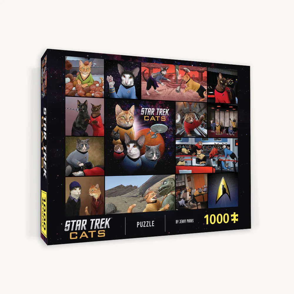 Chronicle Books Puzzles: Jigsaw Puzzle - 1000 Pieces - Star Trek - Cats
