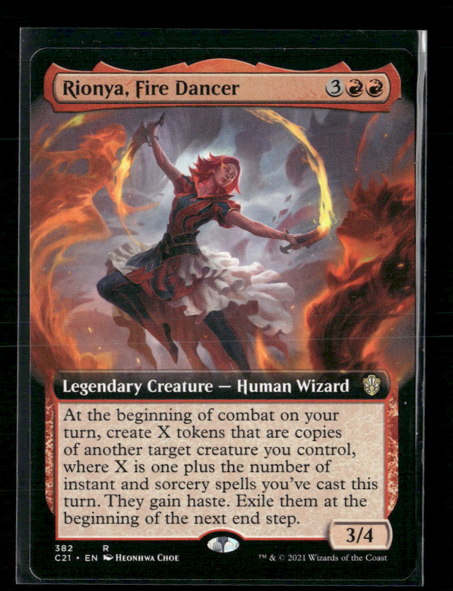 Commander 2021 Rionya, Fire Dancer (Extended Art) #382