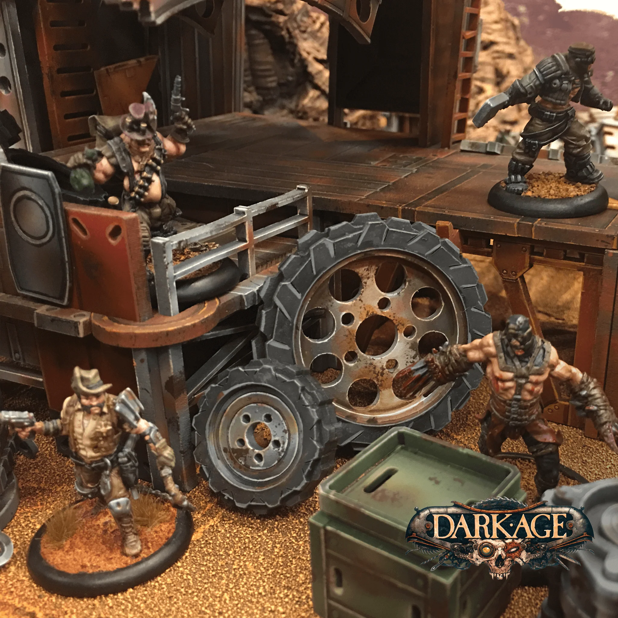 Dark Age Scavenged Tires - Image 2