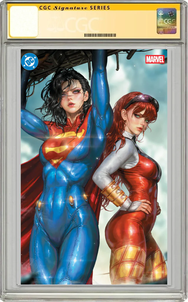Dc Marvel Superman Spider-Man #1 (One Shot) Kyuyong Eom Virgin SIGNED REMARK Variant (03/25/2026) Dc CGC SS 9.8